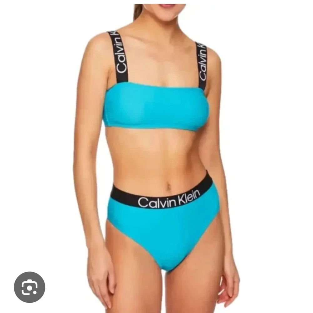 Calvin Klein Women's Blue Bikini Set